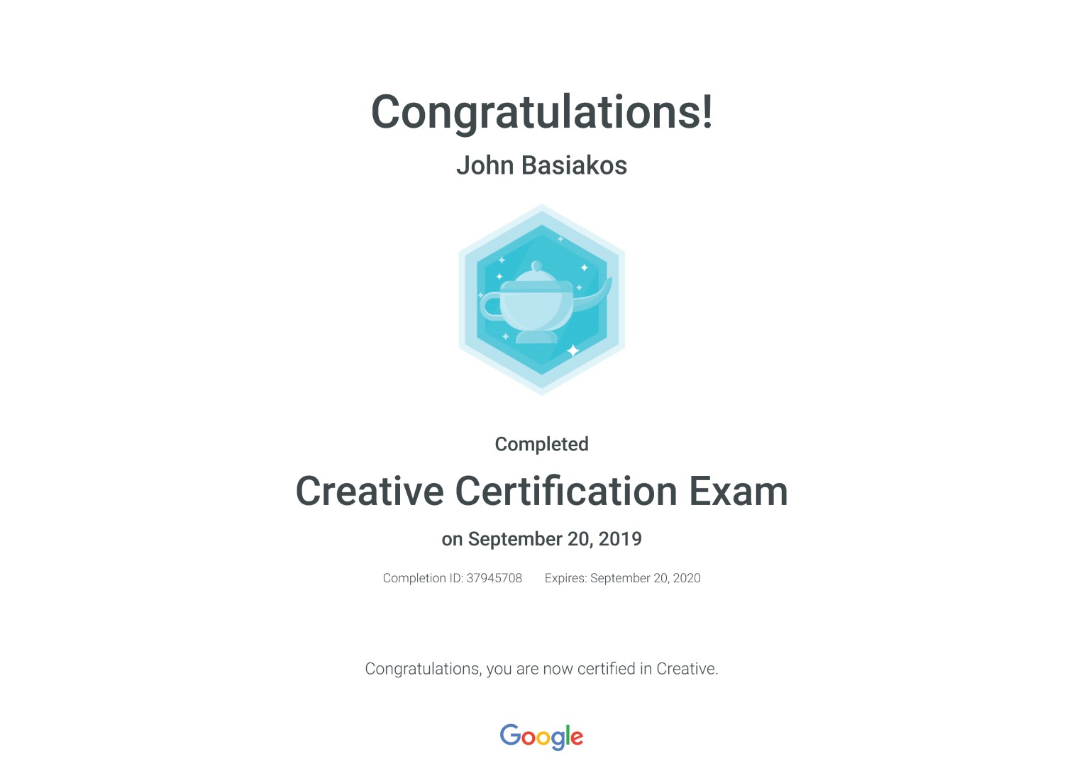 Google ads certification